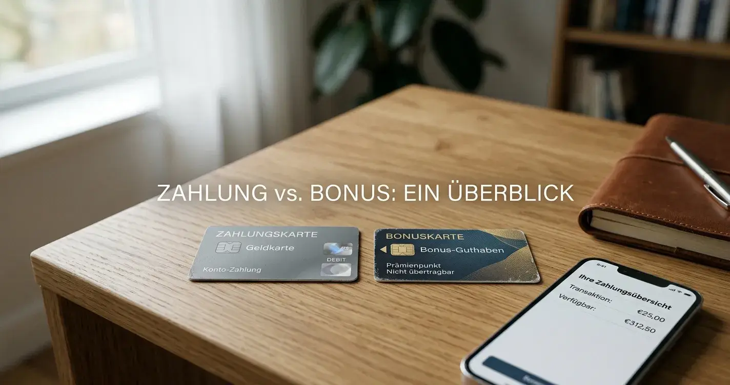 Gegenüberstellung von Bonuscode im Casino und Gutschein als Zahlungsmittel
