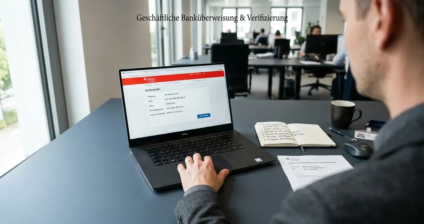 Auszahlung per Banküberweisung auf PostFinance-Konto – IBAN-Abgleich und Verifizierung