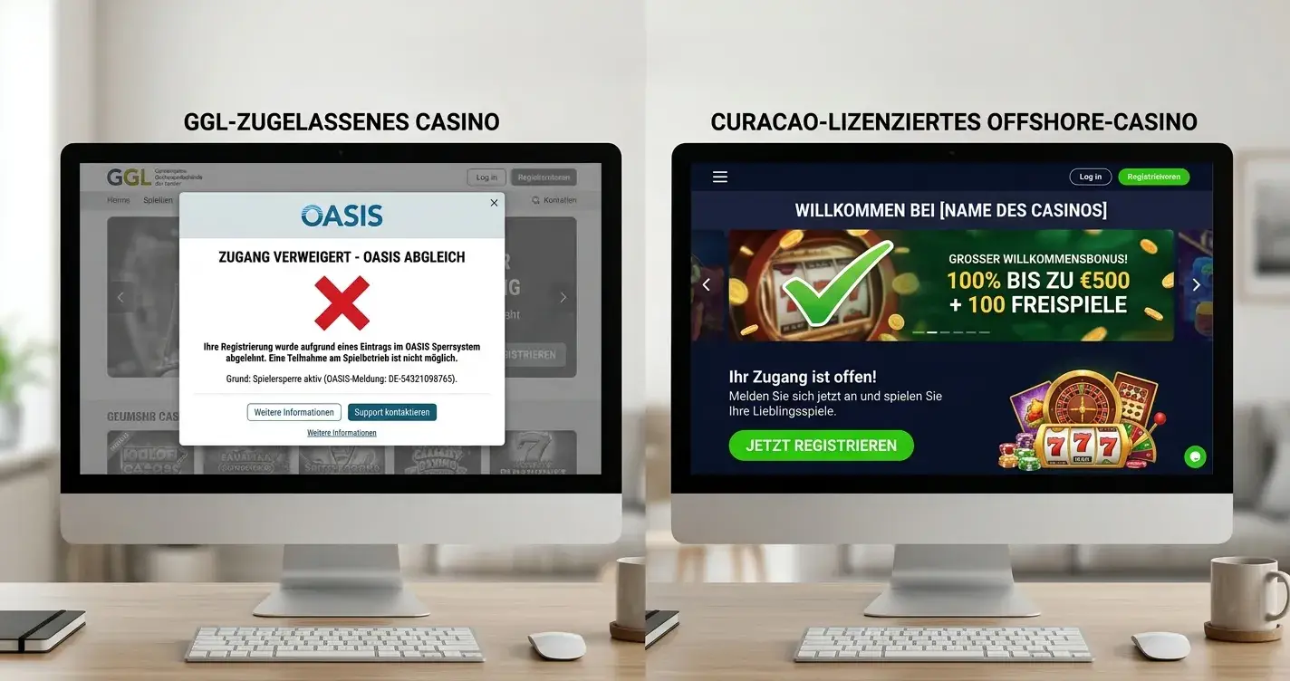 Was ist OASIS und warum suchen AT-Spieler Casinos ohne OASIS?