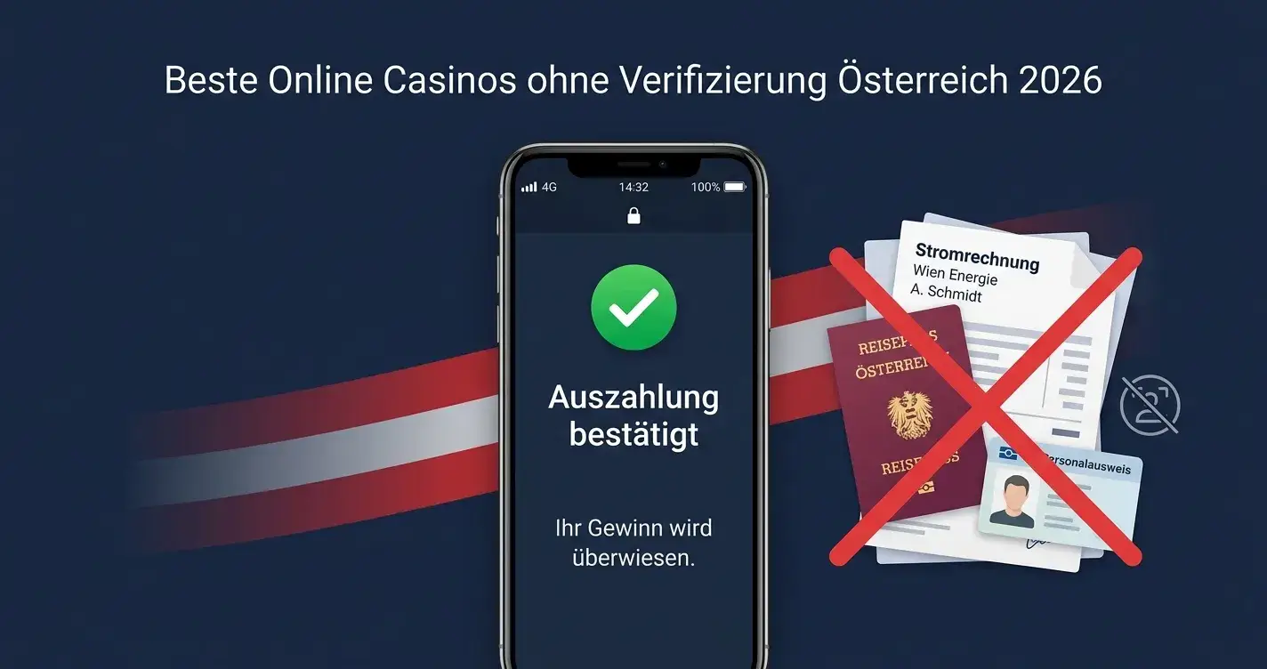 Beste Online Casinos ohne Verifizierung Österreich 2026