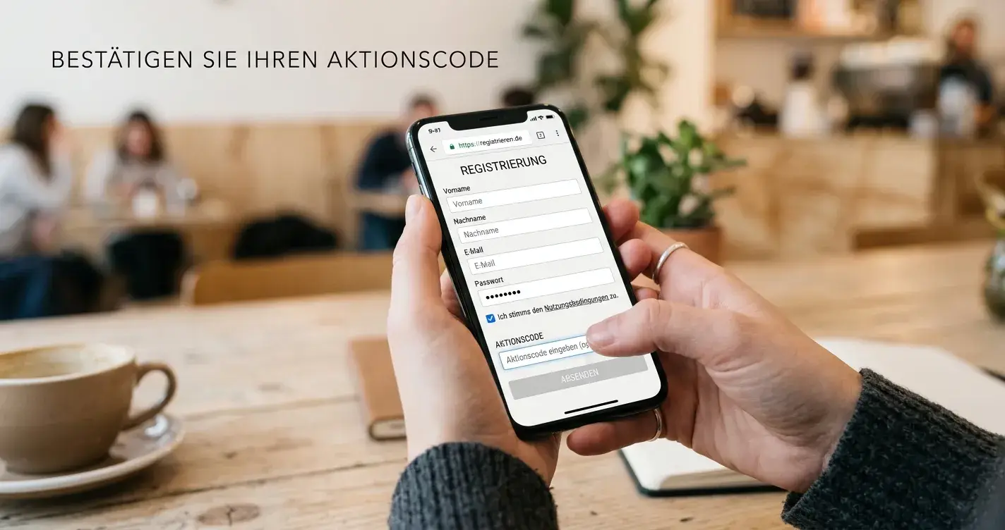 Registrierung und Aktivierung des Bonus auf dem Handy im Browser