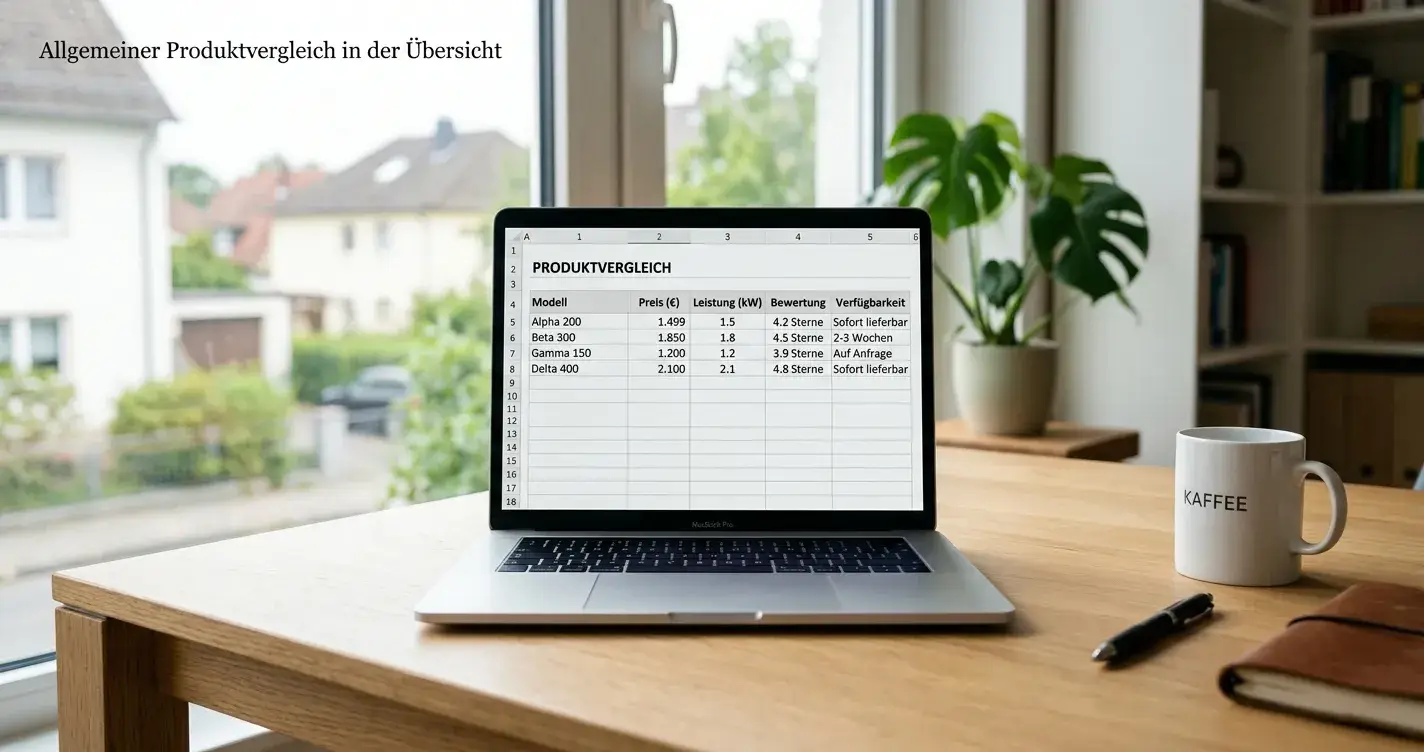 Laptop-Bildschirm mit Vergleichstabelle verschiedener Offshore-Casinos ohne LUGAS