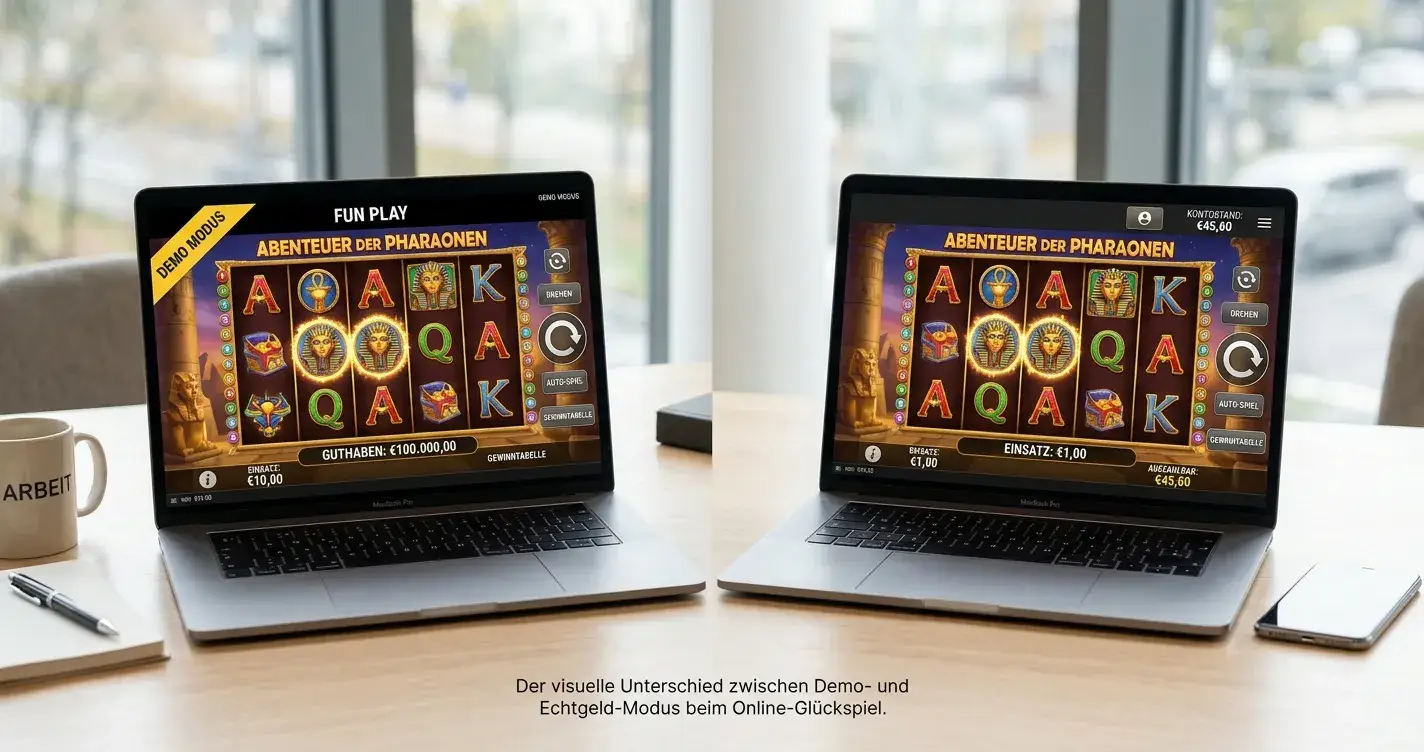 Demo-Modus vs. Echtgeld-Modus im Vergleich