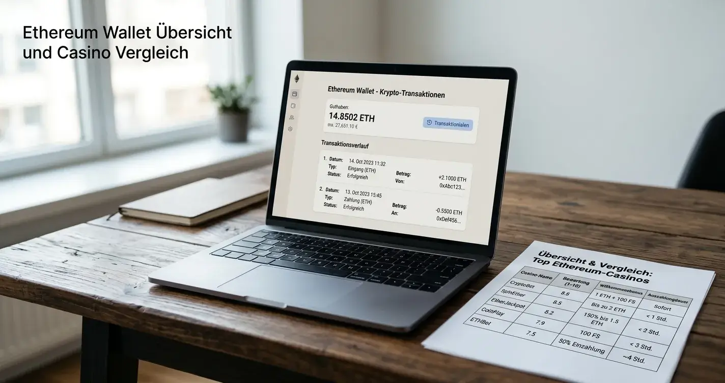 Ethereum Casino Vergleich Österreich 2026: Die besten ETH-Casinos