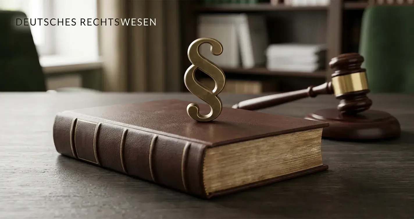 Paragrafenzeichen und österreichisches Gesetzbuch als Symbol für das Glücksspielmonopol