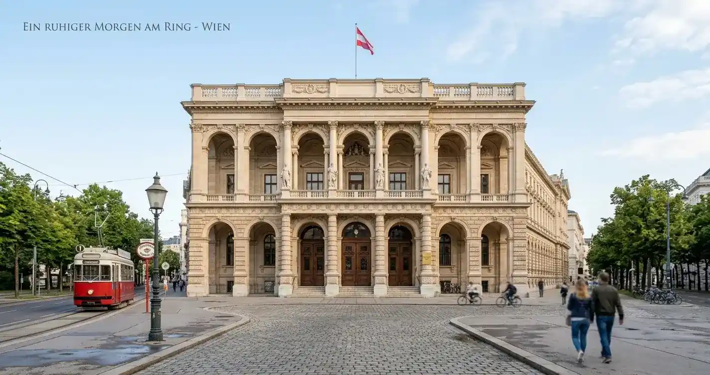 Regierungsgebäude in Wien als Sitz der österreichischen Glücksspielregulierung