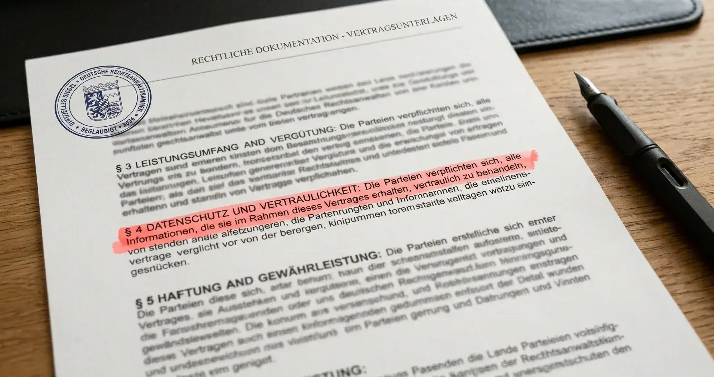 Gesetzestext mit rot markiertem Paragraphen und Stempel „Reform 2026