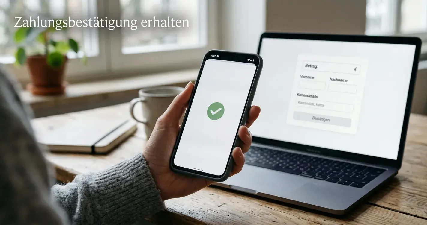 Einzahlung mit Kreditkarte und 3-D Secure – Ablauf im Kassenbereich