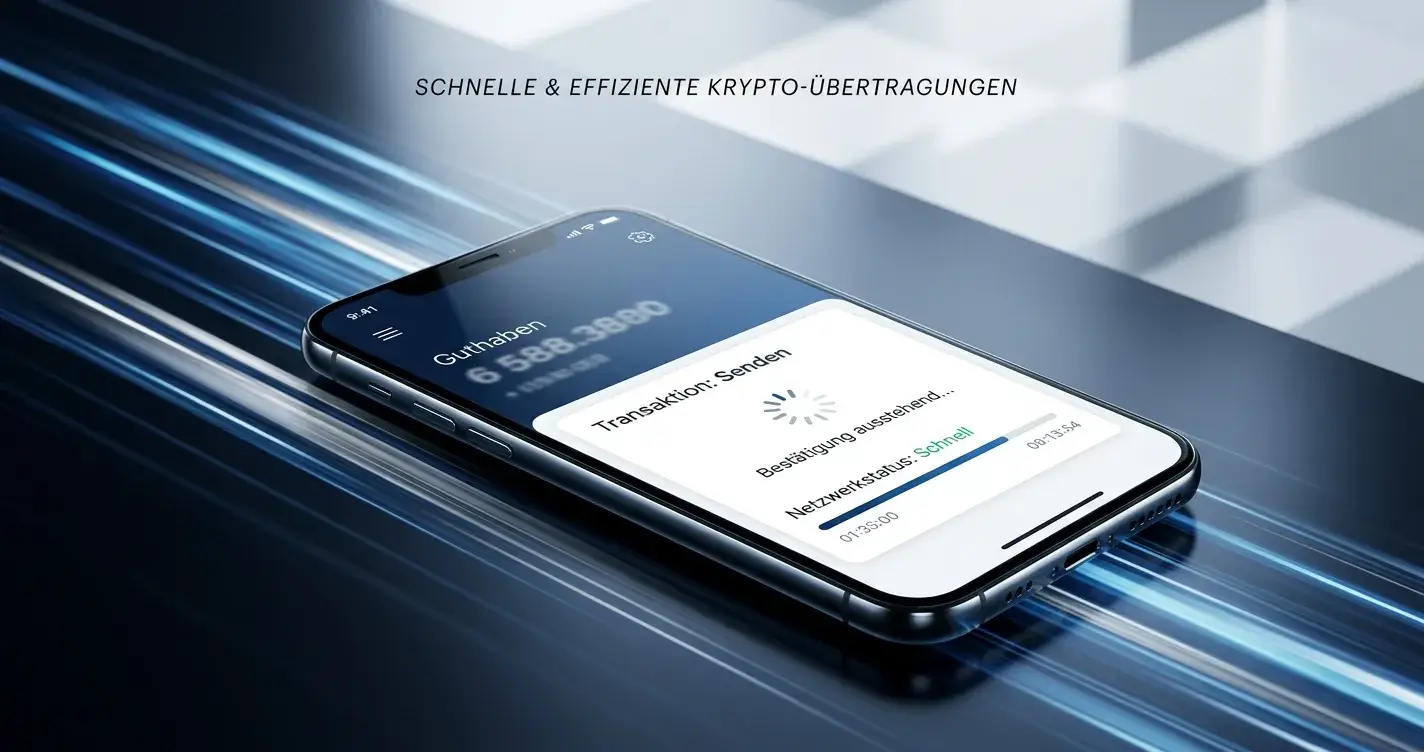 Krypto Auszahlung Geschwindigkeit Visualisierung