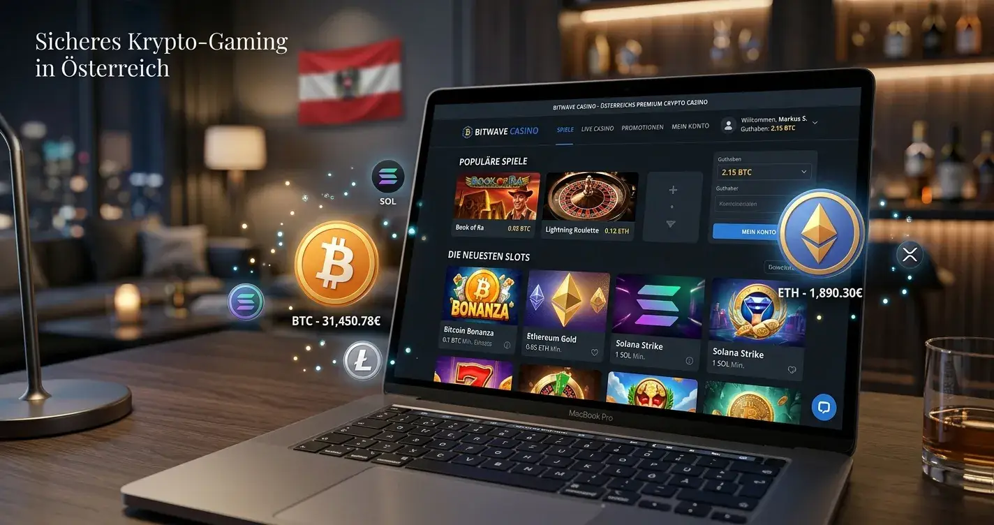 Krypto-Casinos für Österreich: Anbietervergleich und Coin-Guide