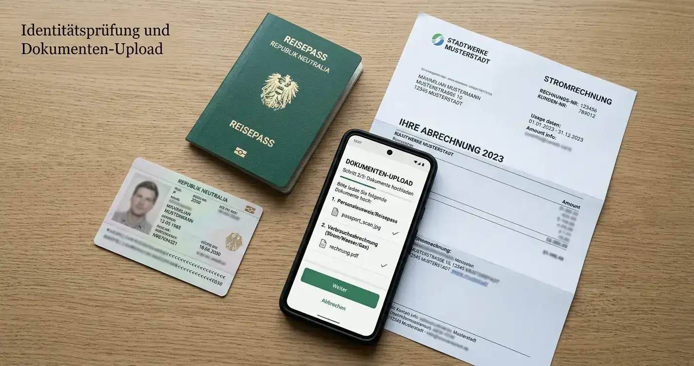Dokumente für KYC-Verifizierung im Online-Casino — Ausweis und Adressnachweis