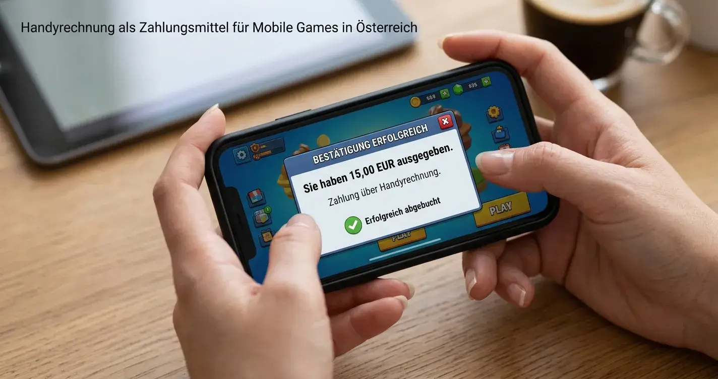 Mobil spielen mit 15 Euro — Handyrechnung und App-Nutzung in Österreich