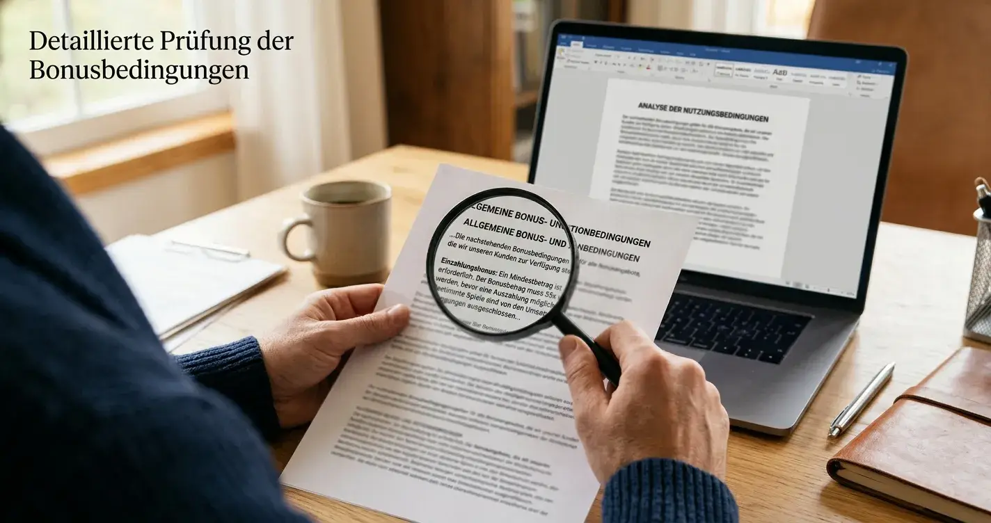 Bonusbedingungen prüfen bei Neteller Einzahlung vor der Bestätigung