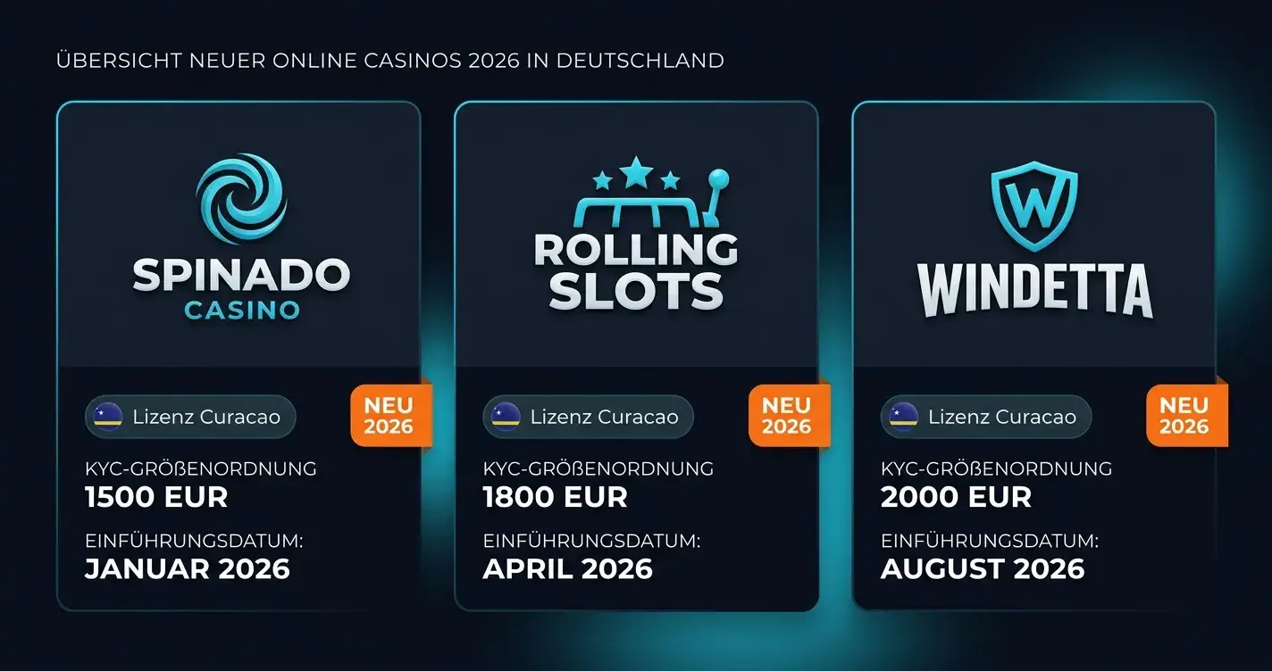 Neue Casino-Anbieter ohne Verifizierung, die 2026 in Österreich gestartet sind
