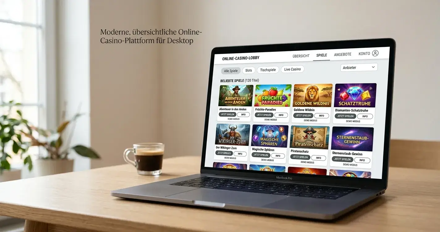 Übersicht einer Online-Lobby mit Einsatzfiltern und Spielauswahl