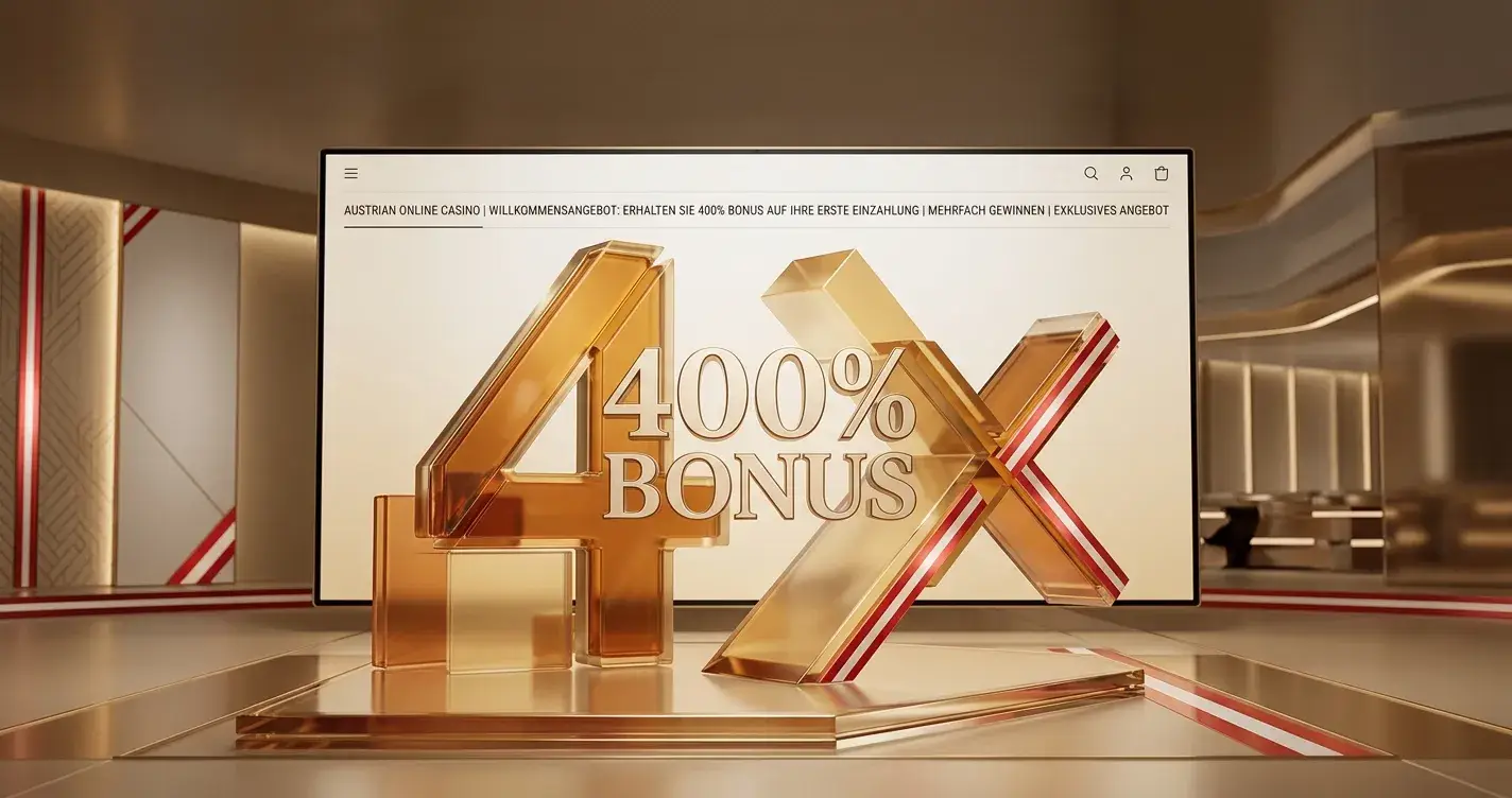 Online Casino mit 400% Bonus Österreich 2026 – Die 4 Anbieter im Test