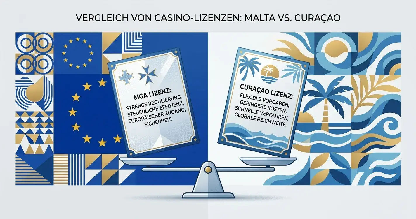 Lizenzvergleich Malta Gaming Authority und Curaçao – Regulierungsunterschiede