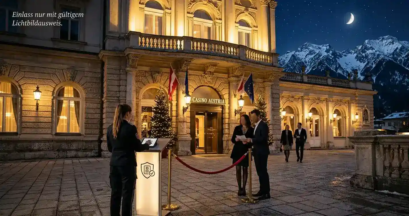 Stationäres Casino Österreich – Ausweis-Pflicht nach GSpG §21