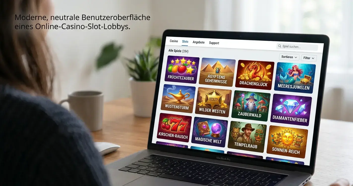 Online Casino Spielauswahl und Provider