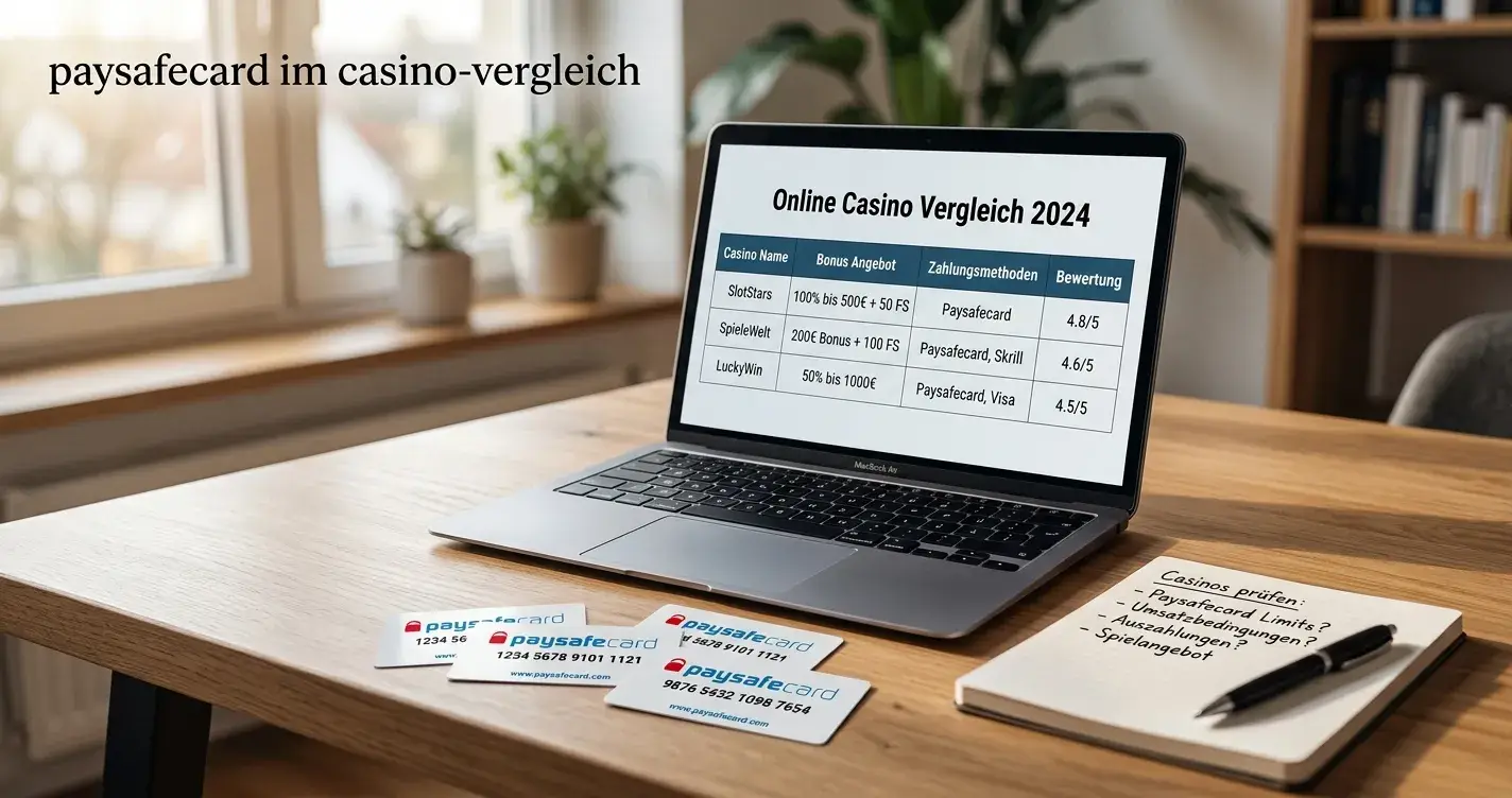 Paysafecard Casino ohne Limit Österreich 2026 — Top 5 Anbieter