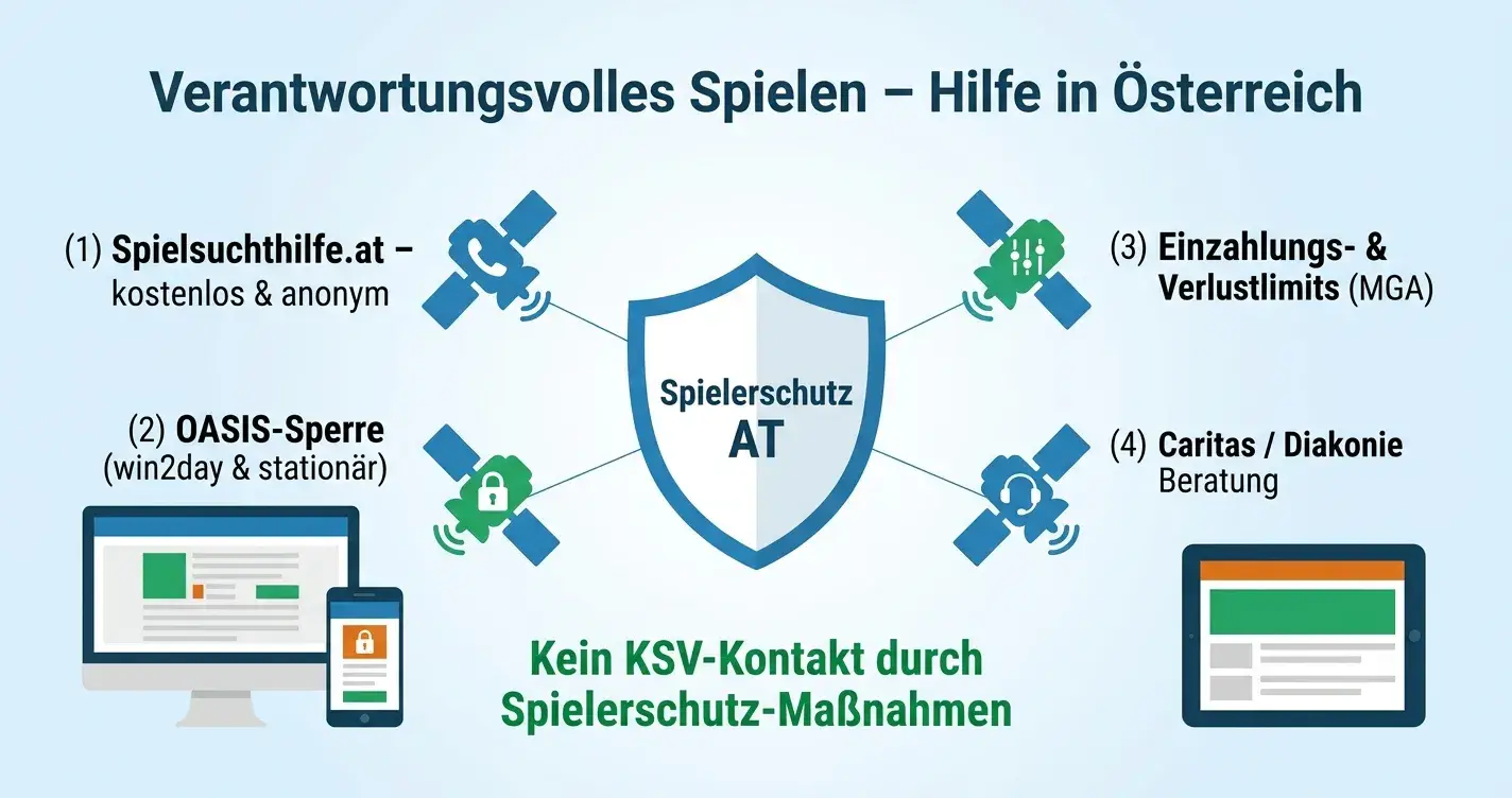 Rechtslage Online-Casino Österreich 2026 – GSpG, win2day und Offshore-Grauzone