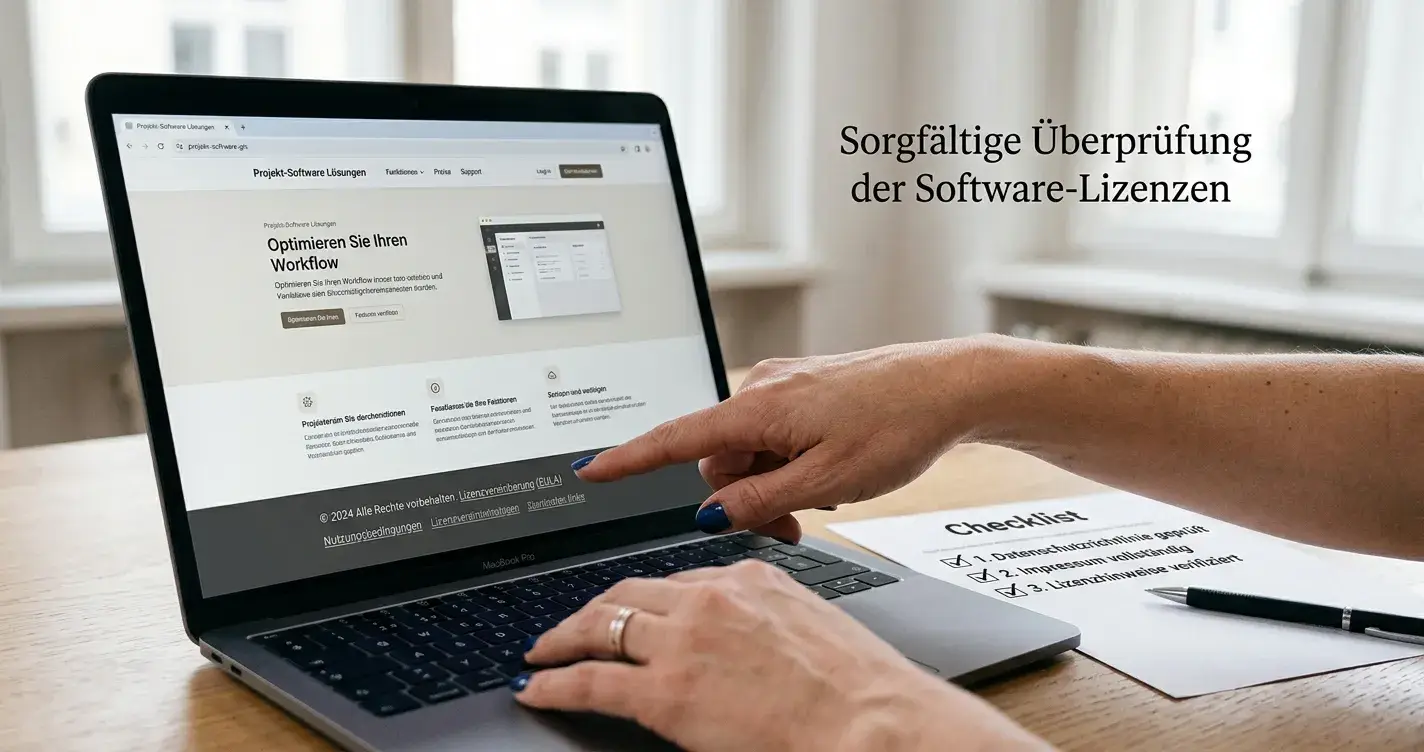 Prüfung einer Lizenznummer im Fußbereich einer Casino-Website als Seriositätsmerkmal
