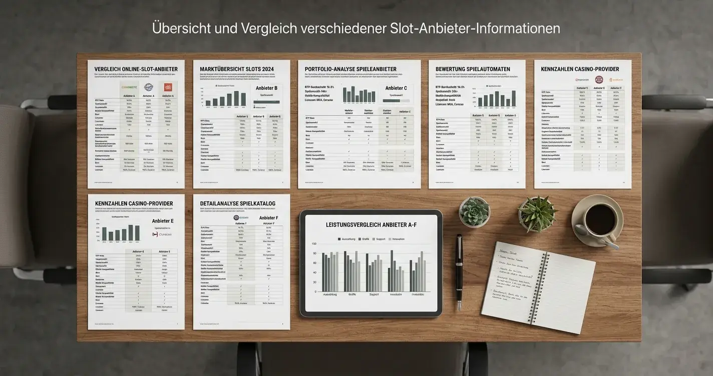 Vergleichstabelle verschiedener Slot-Provider mit Bonuskauf-Preisen