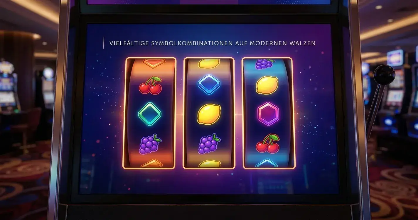 Generische Slot-Walzen ohne spezifische Branding-Elemente
