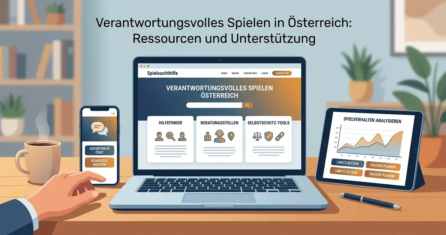 Verantwortungsvolles Spielen Österreich – Spielsuchthilfe und Limits ohne KSV-Abfrage