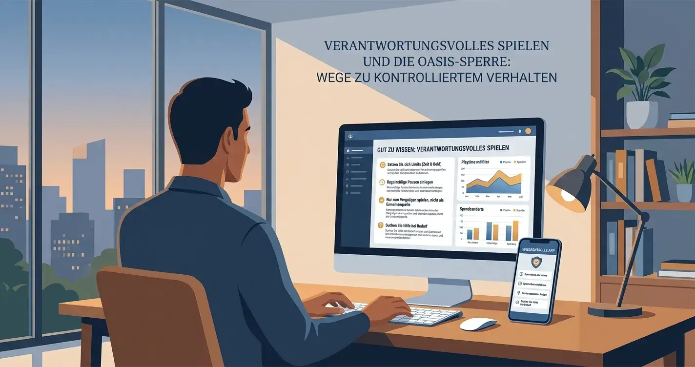 Verantwortungsvolles Spielen trotz OASIS-Sperre – Spielsuchthilfe und MGA-Limits
