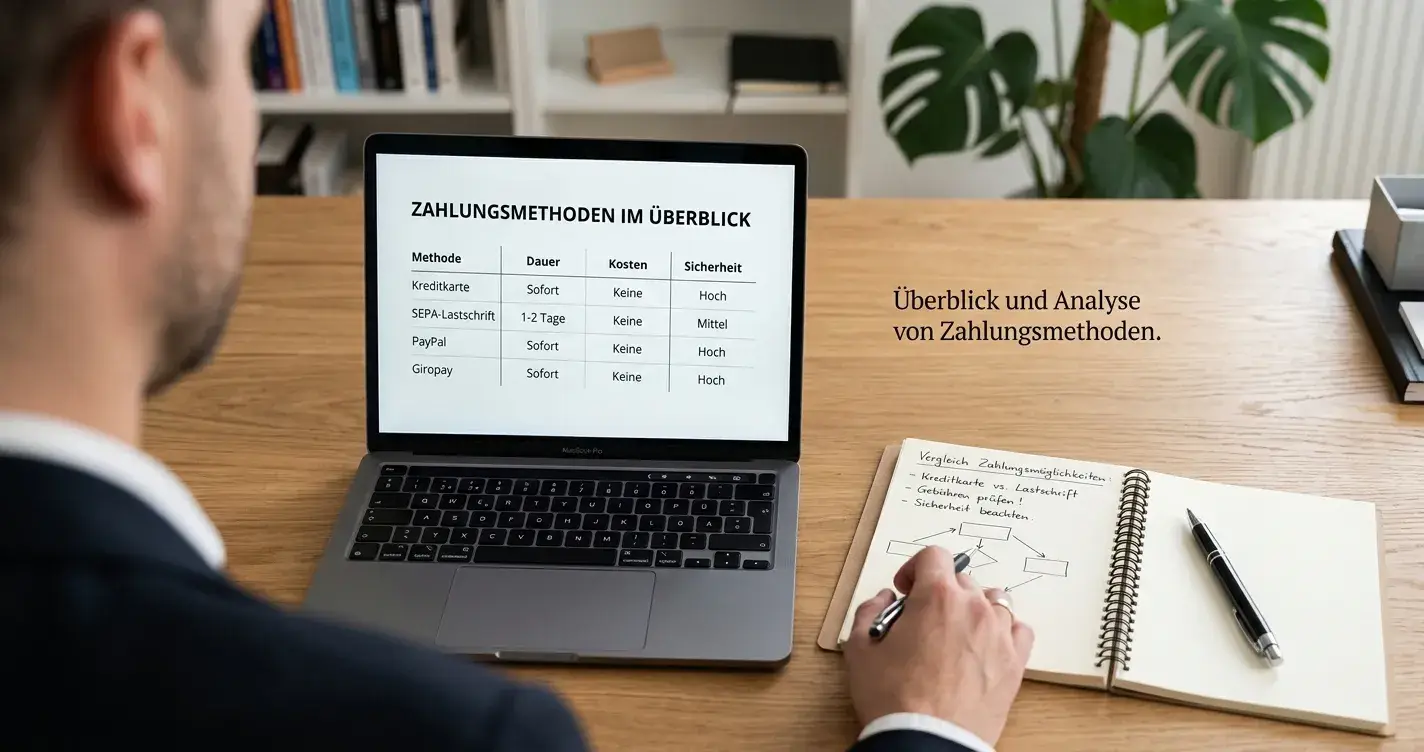 Vergleich der Zahlungsmethoden nach Auszahlungstempo und Limits