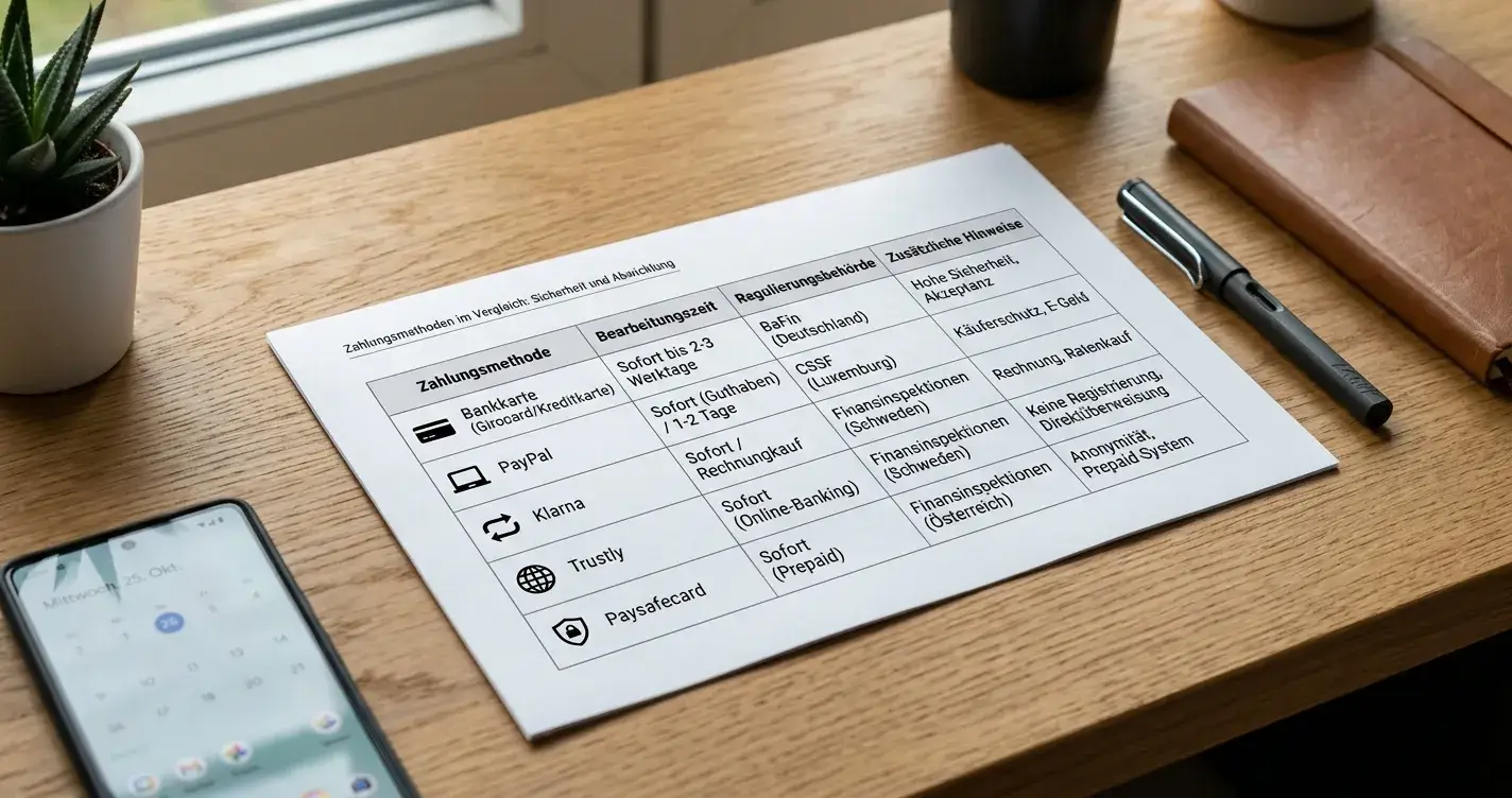 Zahlungsweg entscheidet über Rückbuchung – Bank, PayPal, Klarna, Trustly und Paysafecard